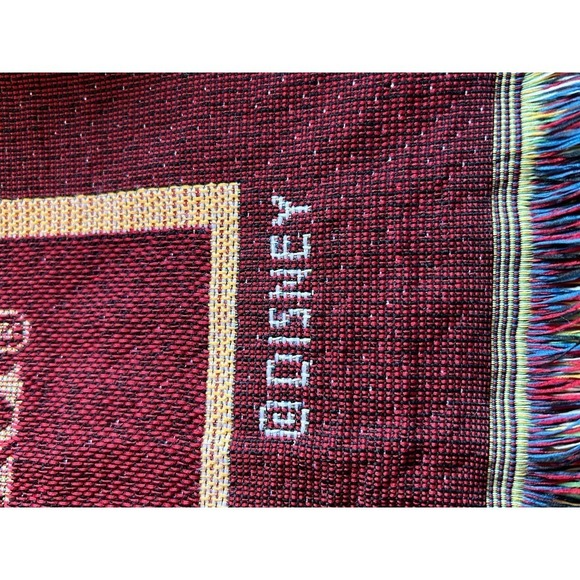 Walt Disney Mickey Mouse 4 Parks Fringed Throw‎ - Picture 7 of 8